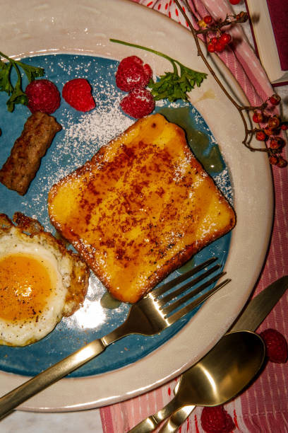 Breakfast French Toast Egg Sausage