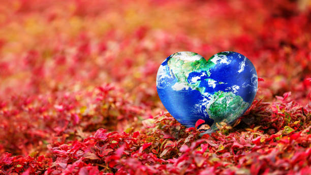 Love Enviroment and save the World for the Next Generation concept stock photo