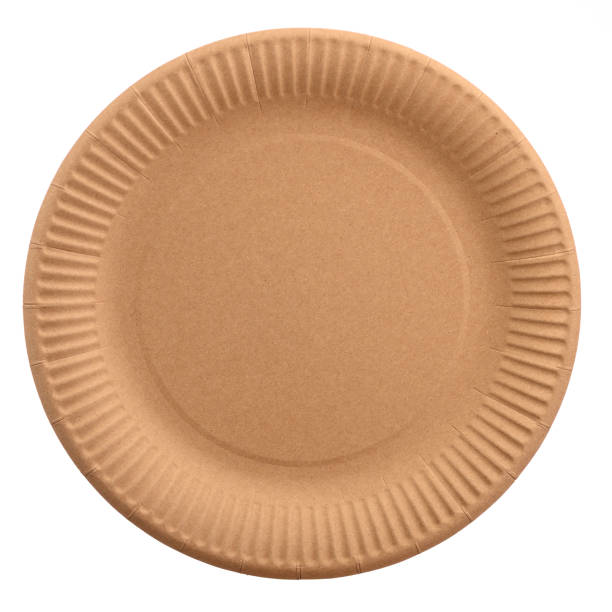 istock disposable plate made of environmentally friendly raw materials on a white isolated background 1299975755