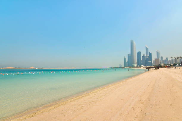 istock Corniche beach in Abu Dhabi,UAE United Arab Emirates 1299979959