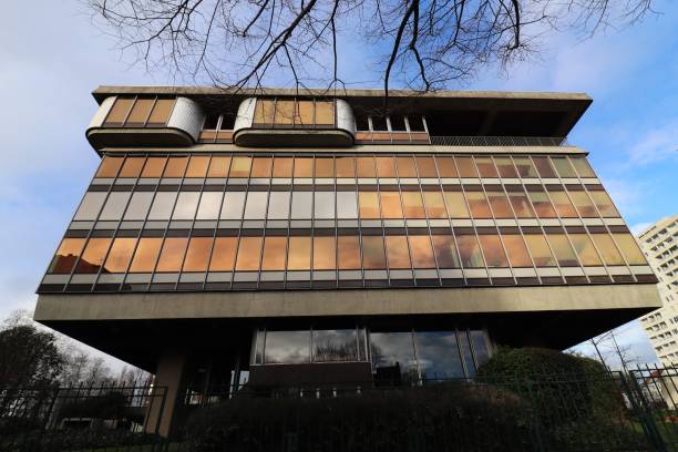 istock Modern office building in Villeurbanne 1299981276