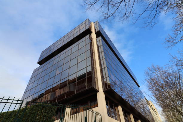 istock Modern office building in Villeurbanne 1299981496