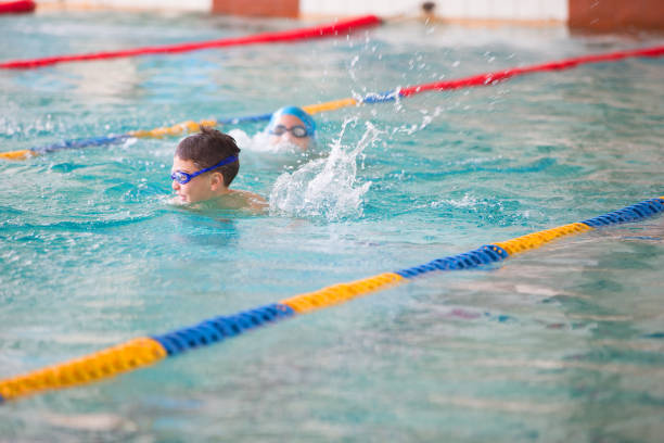 istock Sports pool. Children's swim training 1299982716
