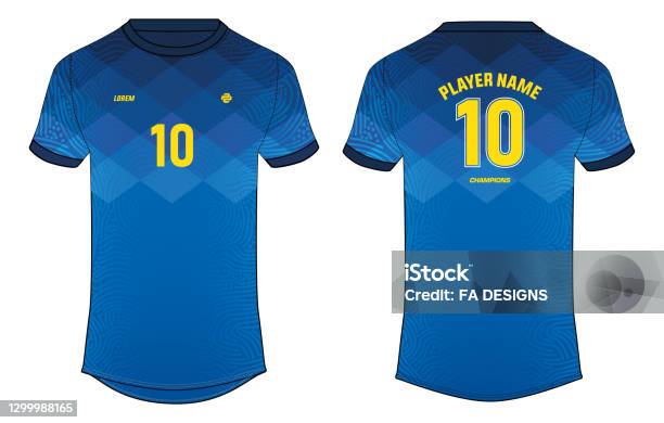 Ilustración de Plantilla Vectorial De Diseño De Camiseta Jersey Deportiva Concepto De Camiseta De Brasil