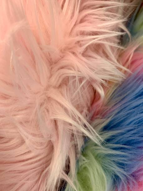 istock Faux Fur Fabric Pastels 1299996606