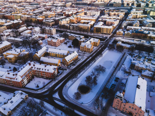 istock Uppsala, Sweden as seen in the Winter 1300007327