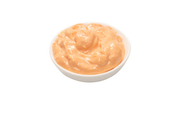 istock Sauce in a bowl isolated on white. 1300009215