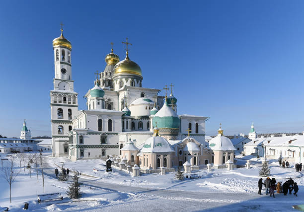 istock New Jerusalem Monastery. Frosty sunny day in January. 1300010412