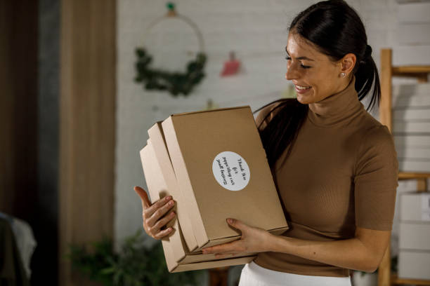 istock About to send out packages to supportive customers 1300012553