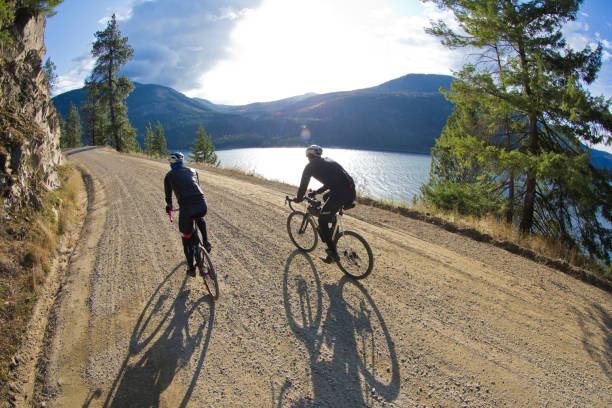 istock Sunset Gravel Road Bicycle Ride 1300013782