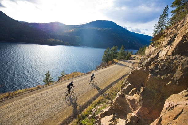 istock Castlegar Gravel Road Bicycle Ride 1300013845