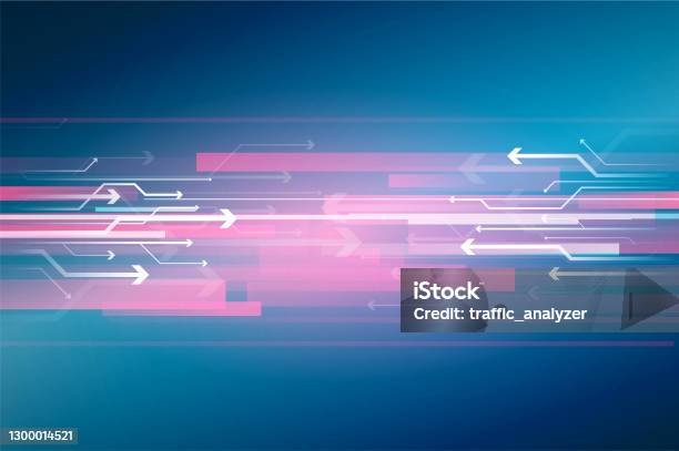 Abstract Technical Background Stock Illustration - Download Image Now ...