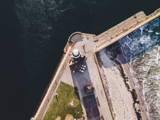 istock Lighthouse on the coastline in Helsinborg, Sweden 1300017818