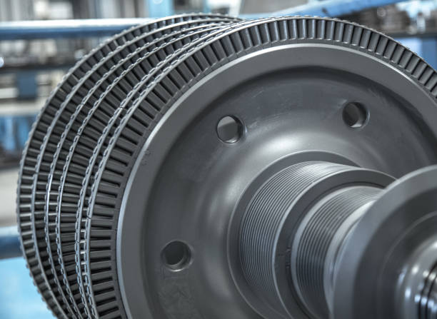 turbine rotor internal steel machine