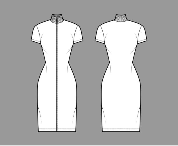 650+ Short Dress Drawing Stock Illustrations, Royalty-Free Vector ...