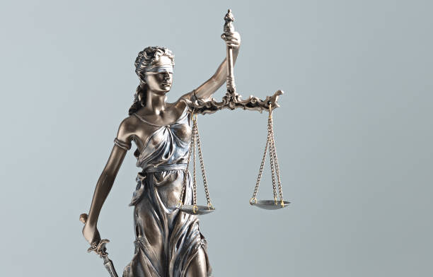 istock Statue of Justice - lady justice, law concept 1300028770