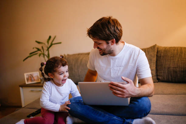 istock Working dad stock photo 1300030125