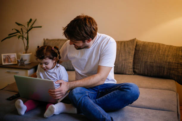 istock Working dad stock photo 1300030817