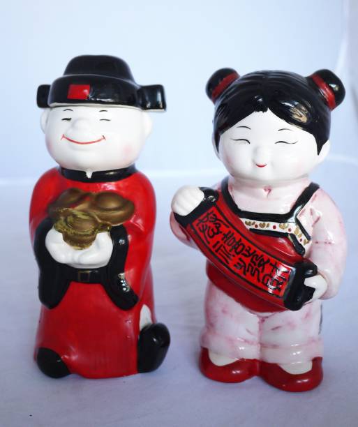 istock Ceramic statue antique representing happiness, fortune and prosperity 1300041188