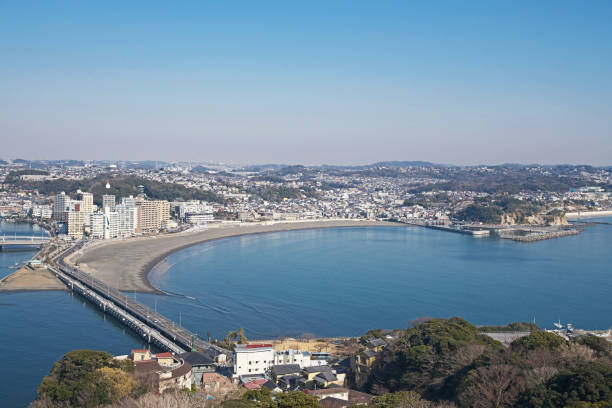 istock Scenery to be able to see from Enoshima sea candle 1300050712
