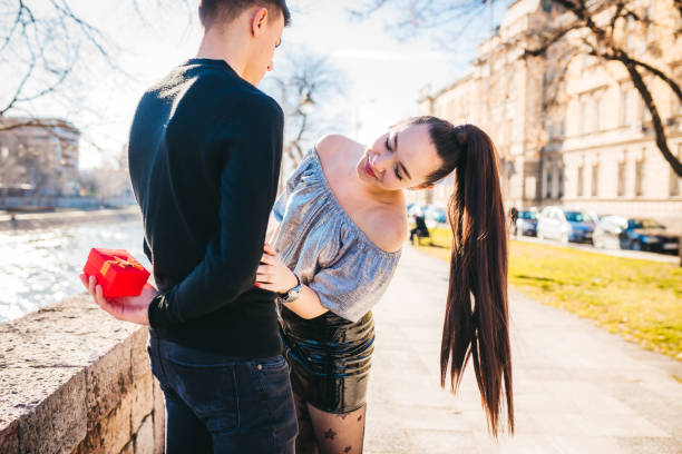 istock Young couple surprise 1300051066