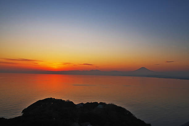 istock Sunset of Shonan Beach 1300054735