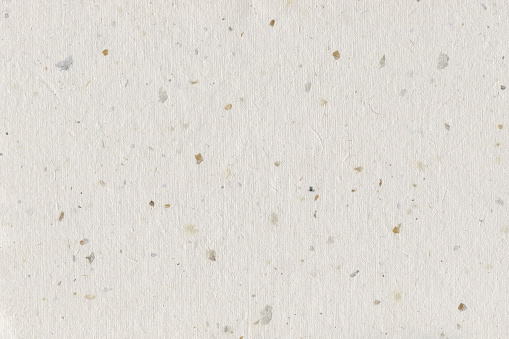 Natural Decorative Recycled Spotted Beige Grey Taupe Tan Brown Spots Paper, Horizontal Texture Background, Vertical Crumpled Handmade Rough Rice Straw Craft Sheet Textured Macro Closeup Pattern, Blank Empty Vintage Copy Space