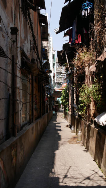 istock The narrow alley 1300065279