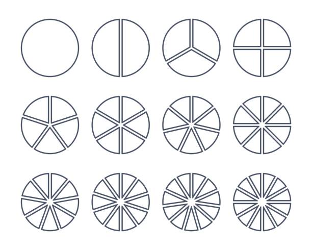 kreisdiagramm - pastete stock-grafiken, -clipart, -cartoons und -symbole