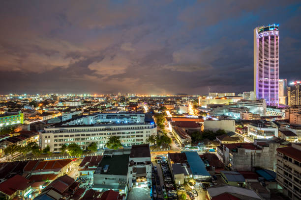 istock View of Penang Island with iconic building 1300076884
