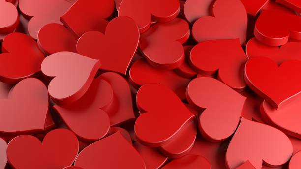 istock Red hearts background, concept for holidays 1300077900