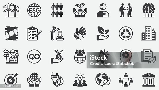 istock ESG,Environmental, Social, and Governance Concept Icons 1300078831