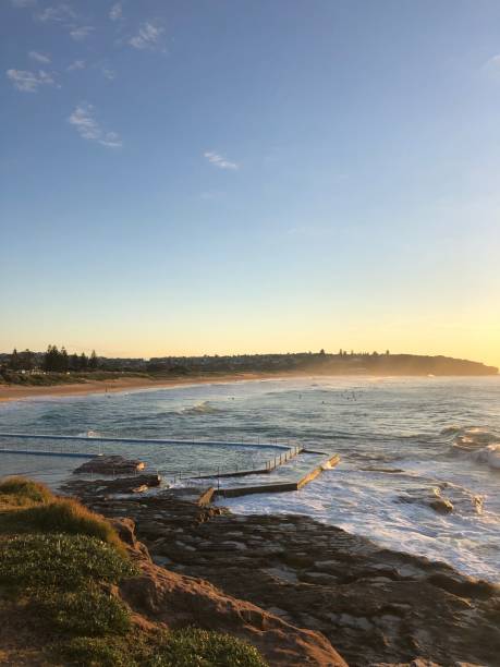 istock Sunrise looking over the beach, Sydney Australia 1300079852