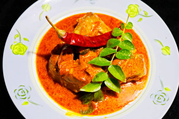 istock spicy fish curry, kerala style with hot and spices 1300080822