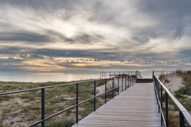 istock Walkway to beach, Poland 1300087702