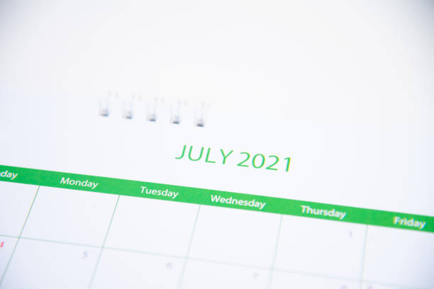 istock Blurred calendar 2021 in planning concept 1300087787