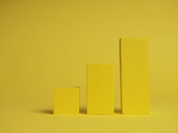 istock pedestal squares shadows on a yellow background 1300091698