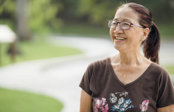 istock Active senior woman with great smile on her face. 1300096670