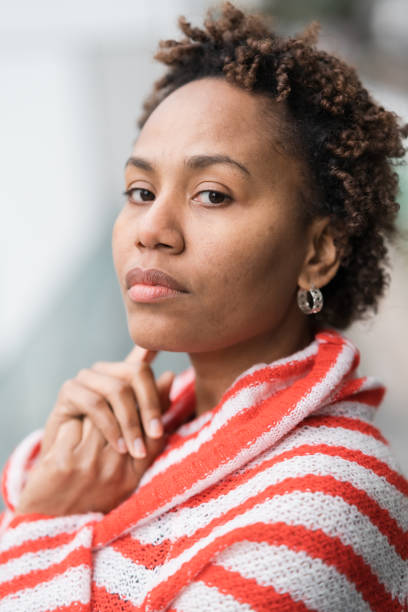 istock A side portrait of confident woman. 1300096884