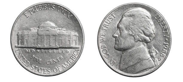 istock American five cents coin  isolated on white background 1300097646