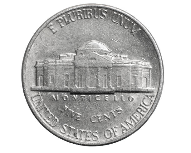 istock American five cents coin  isolated on white background 1300097784