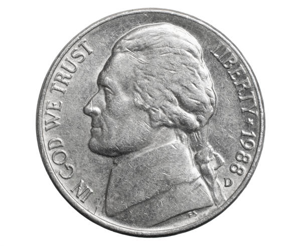 istock American five cents coin  isolated on white background 1300097800