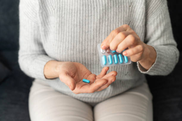 istock A senior woman feels sick 1300099414