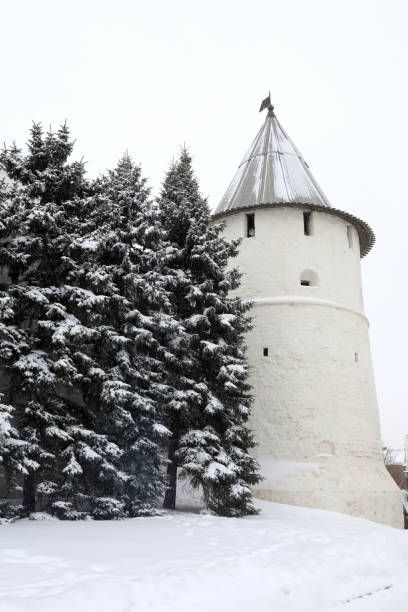 istock Southeast round tower of Kazan Kremlin 1300100917