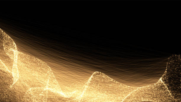 istock Sparkling light of fractal graphic material 1300109023