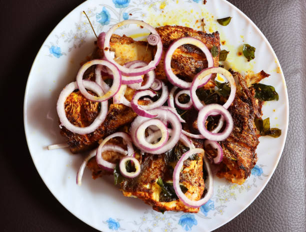 istock Spicy Kerala Style Fish Fry 1300111730
