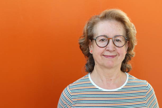 istock Middle aged blonde woman wearing eyeglasses 1300113364