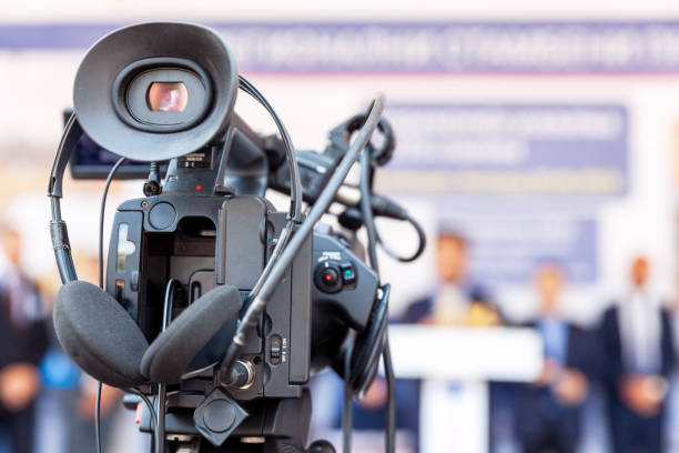 istock Unrecognizable politician is giving a speech during the election campaign 1300113536