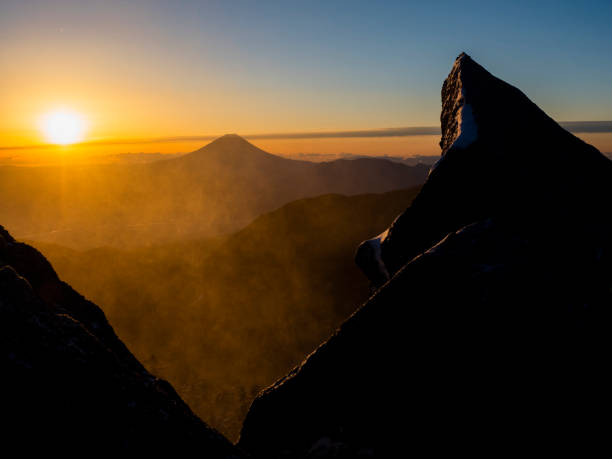 istock Mt. Fuji and sunrise 1300118690