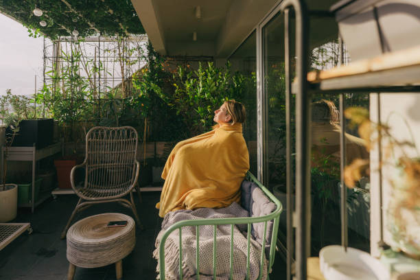 istock Relaxing morning on my terrace 1300122479